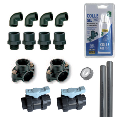  D 32mm plumbing kit to connect to booster pump / chlorinator 